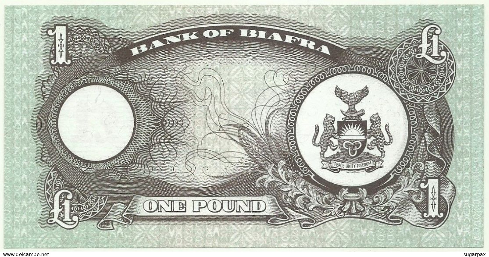 BIAFRA - 1 Pound - ND ( 1968 - 1969 ) - P 5.a - Serie DT - NIGERIA ( Africa ) - Nigeria