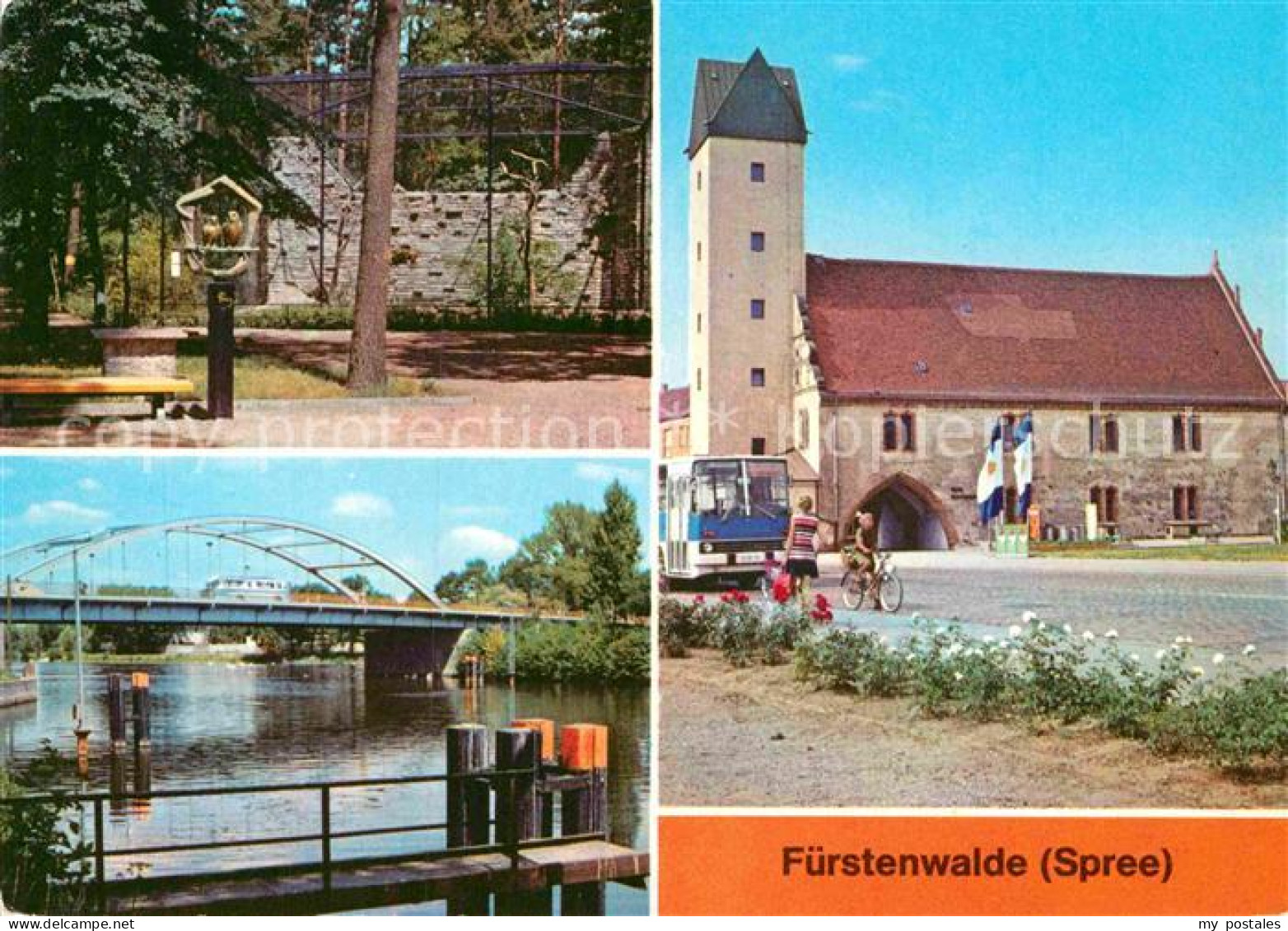 72899393 Fuerstenwalde Spree Heimattiergarten Bruecke Der Thaelmann Pioniere Rat - Fürstenwalde