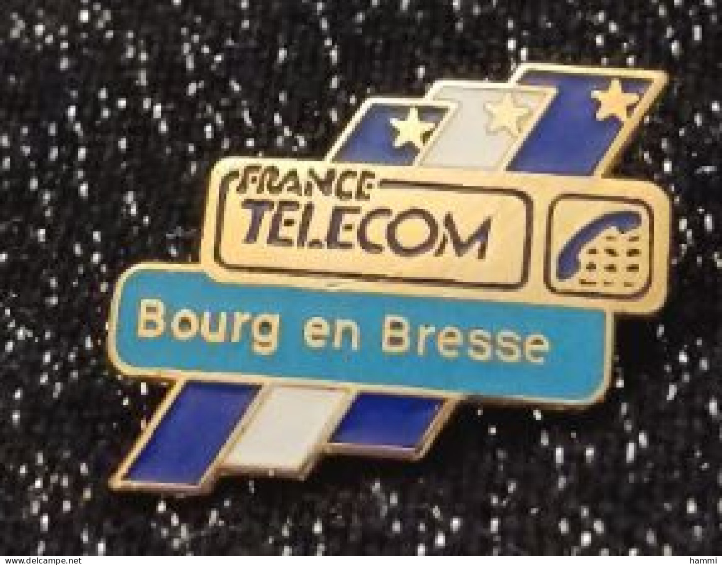 X80 Pin's FRANCE TELECOM BOURG EN BRESSE AIN Qualité Egf Achat Immédiat - Telecom De Francia