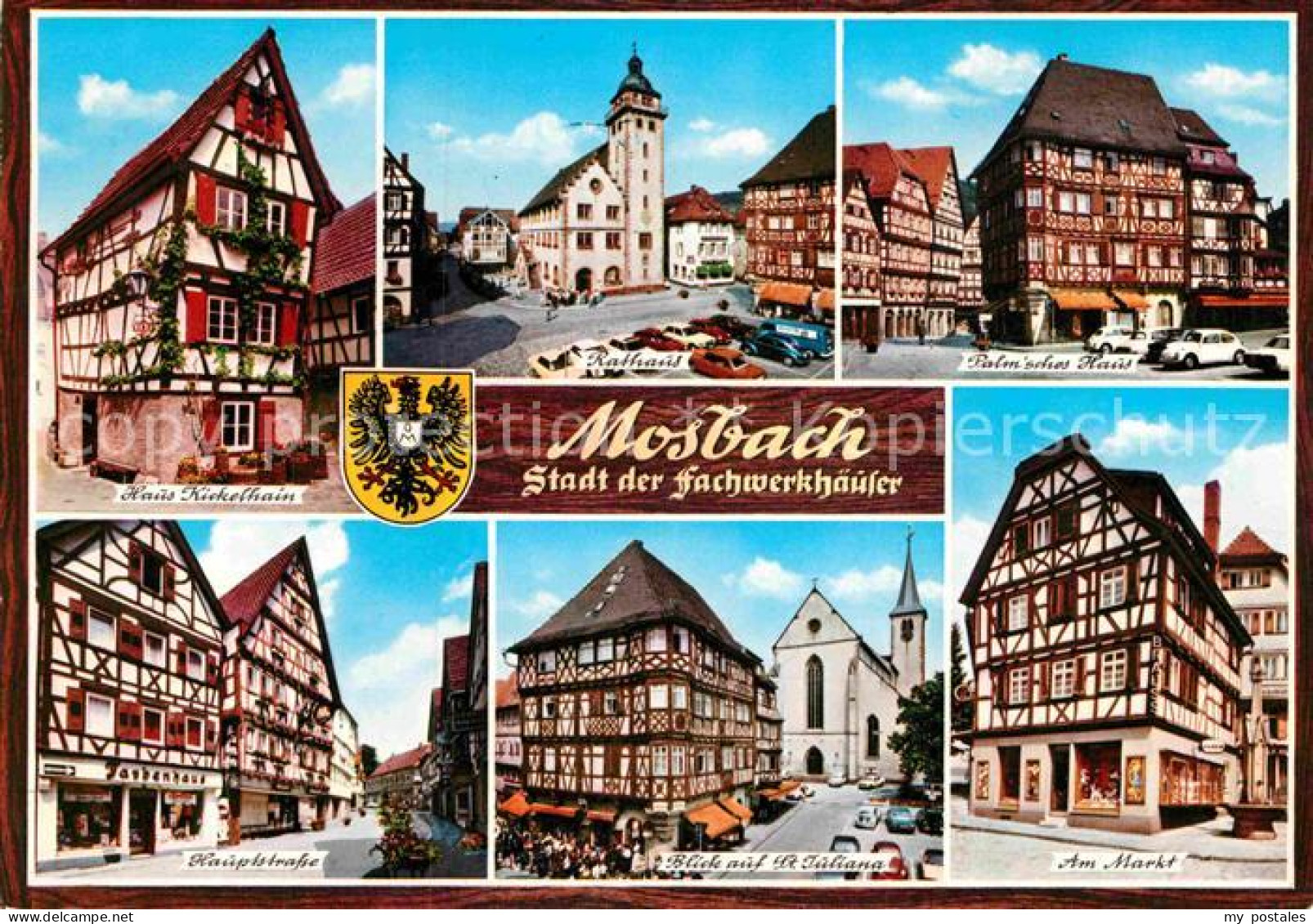 72898973 Mosbach Baden Haus Kickelhain Rathaus Palmsches Haus Hauptstr St Julian - Mosbach