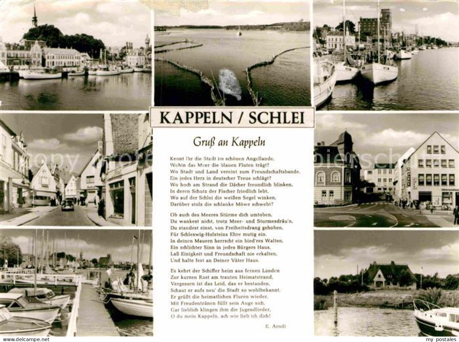 72898738 Kappeln Schlei Gedicht E. Arndt  Kappeln - Kappeln / Schlei