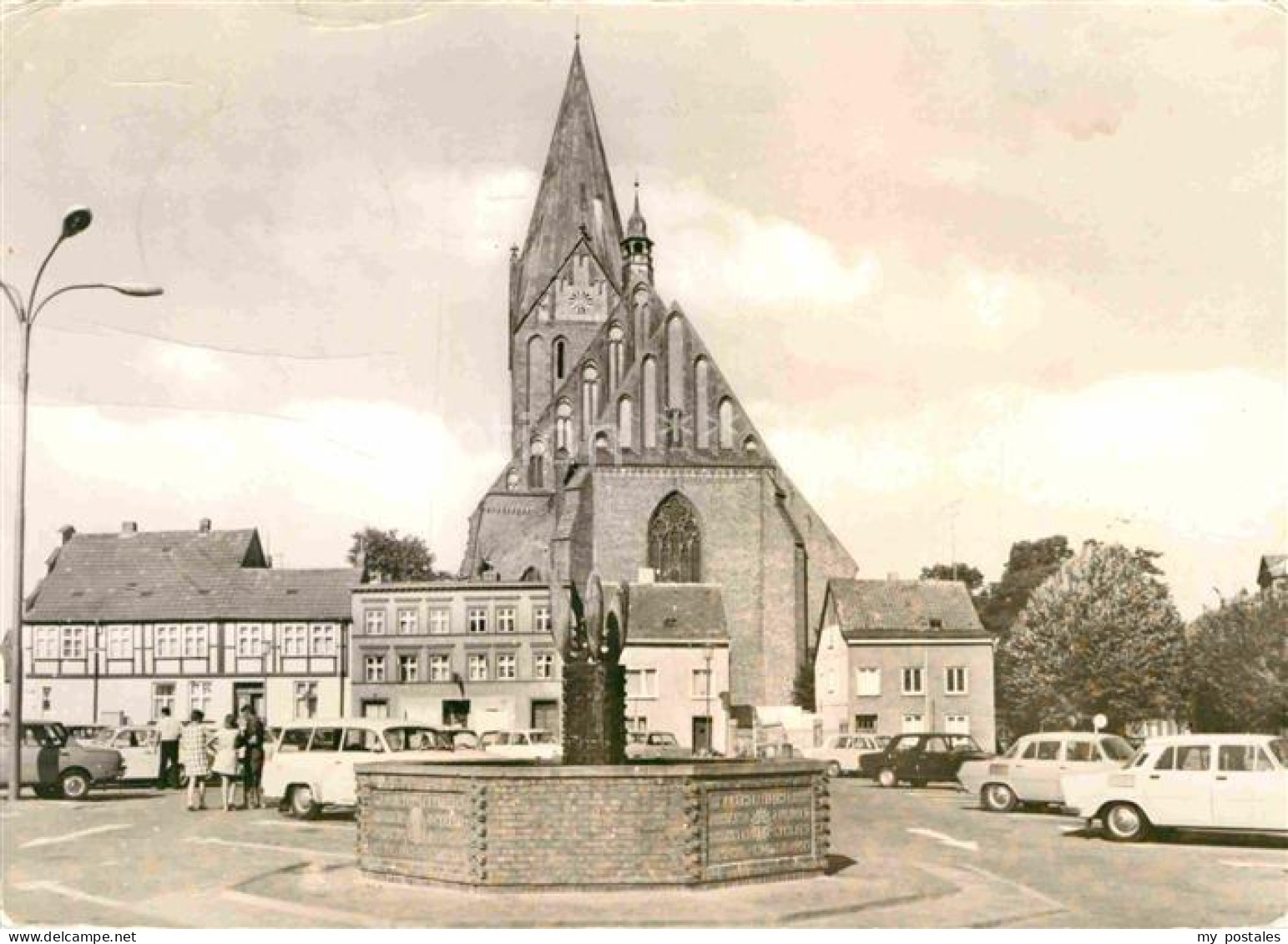 72898664 Barth Marktplatz St.-Marien-Kirche  Barth - Barth