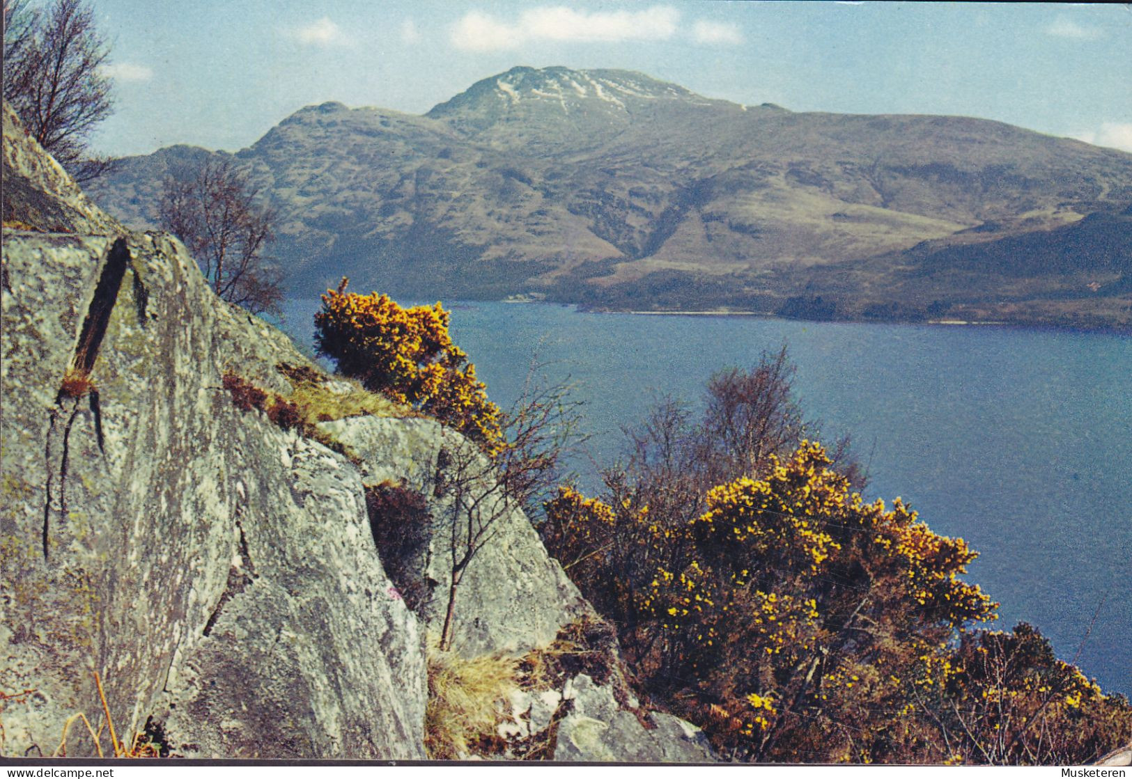 United Kingdom PPC Ben Lomond From Loch Lomond Dunbartonshire ARDEN ALEXANDRIA 1967 CHARLOTTENLUND Denmark 5p. QEII. - Dunbartonshire