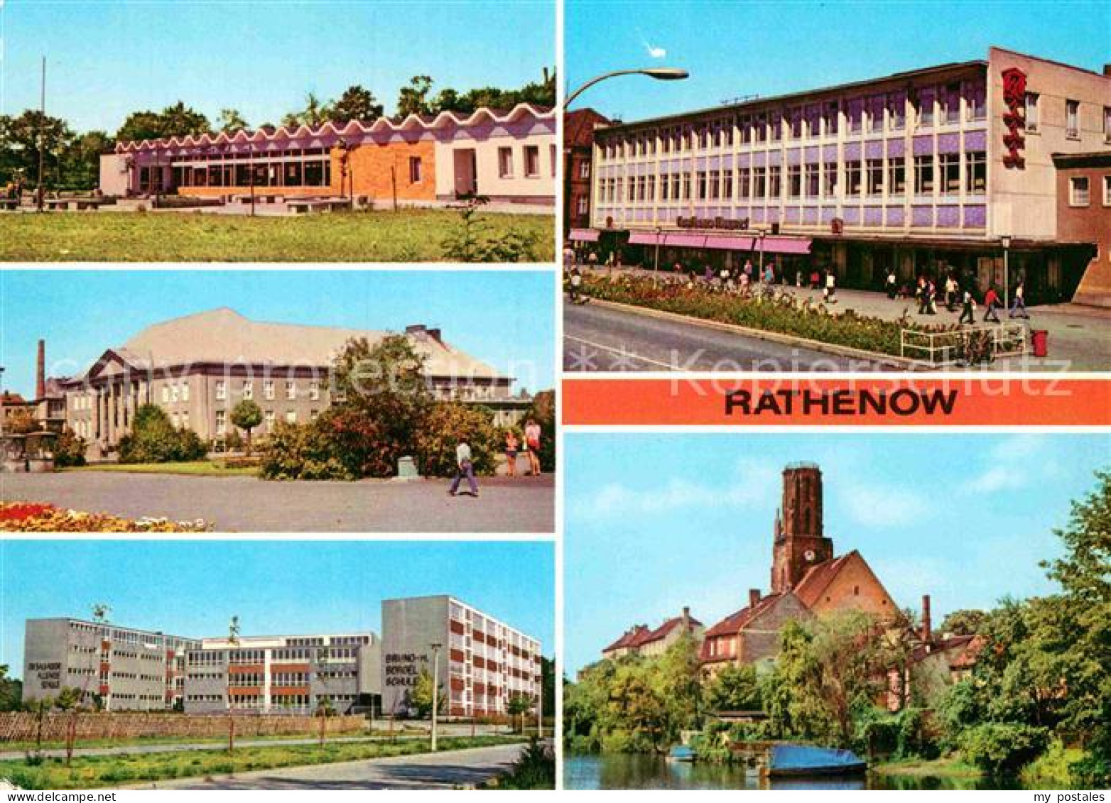 72898457 Rathenow Kaufhalle Kulturhaus Kaufhaus Magnet Havel Am Schleusenweg Rat - Rathenow