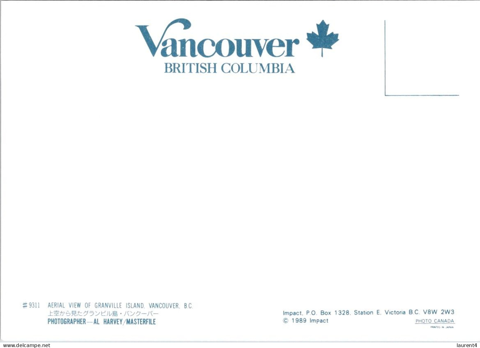 25-2-2024 (1 Y 15) Canada - Granville Island In Vancouver - Vancouver