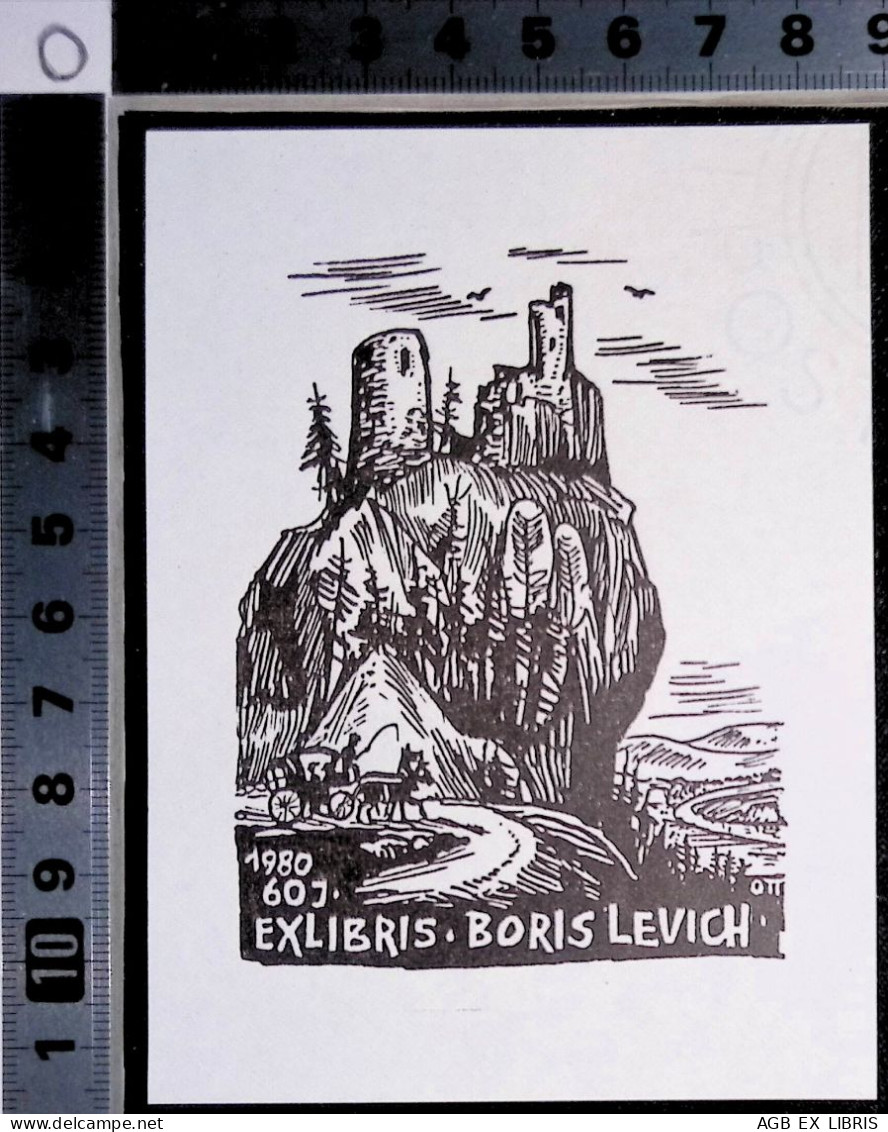 EX LIBRIS HERBERT OTT Per 60 JEAR BORIS LEVICH L27bis-F01 OP. OPUS 686 - Exlibris