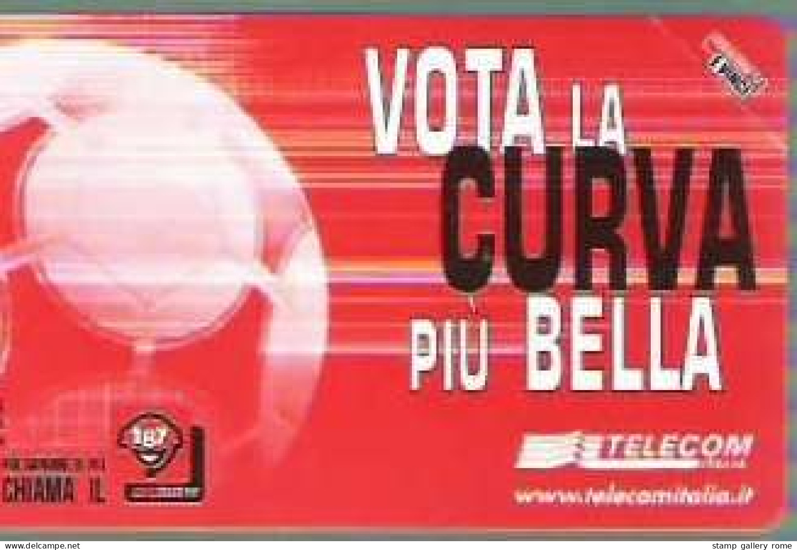 TELECOM -   VOTA LA CURVA PIU' BELLA -  NUOVA -  LIRE 5000 - GOLDEN 1160 - Öff. Sonderausgaben