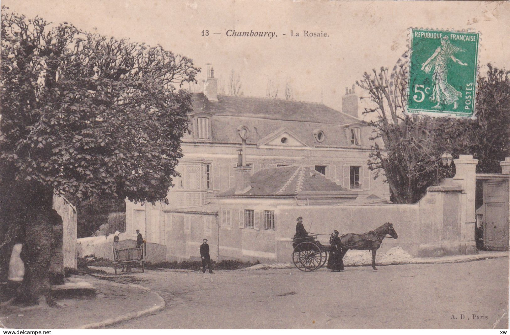 CHAMBOURCY - 78 - La Rosaie - Animation - A17964/65 - Chambourcy