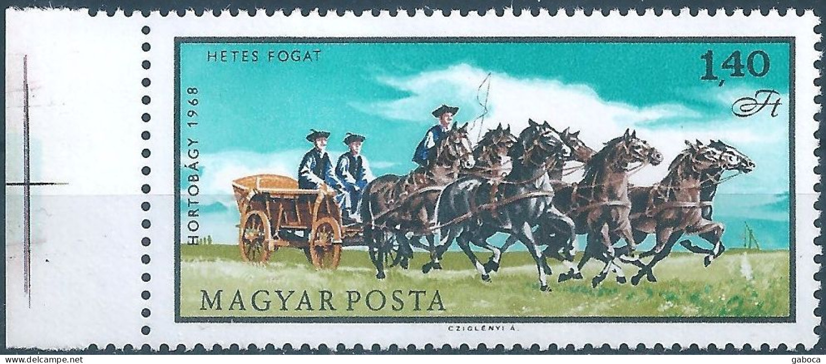 C5652 Hungary National Park Hortobágy Horse Transport Nature Protection MNH RARE - Sonstige (Land)