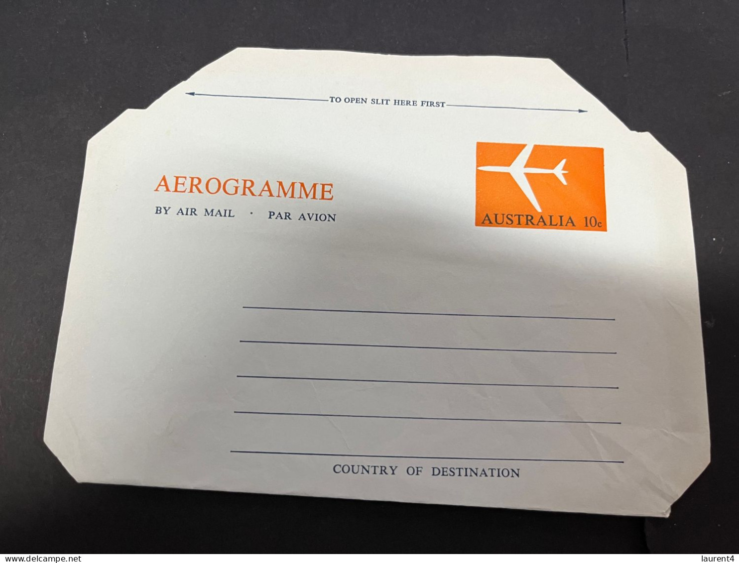 25-2-2024 (1 Y 14) Australia (1 Aerogramme Covers) 10 C (Aircraft) - Aerogramme