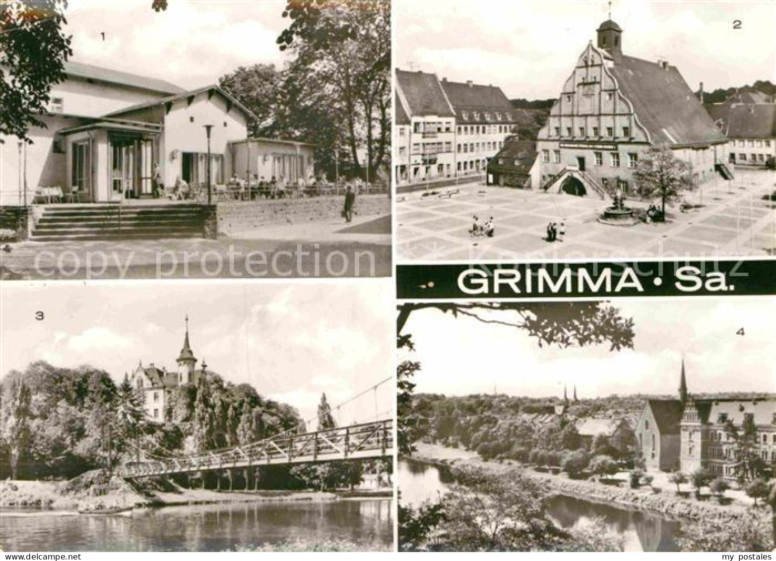 72896227 Grimma Gasthaus Gattersburg Rathaus Mulde Grimma - Grimma