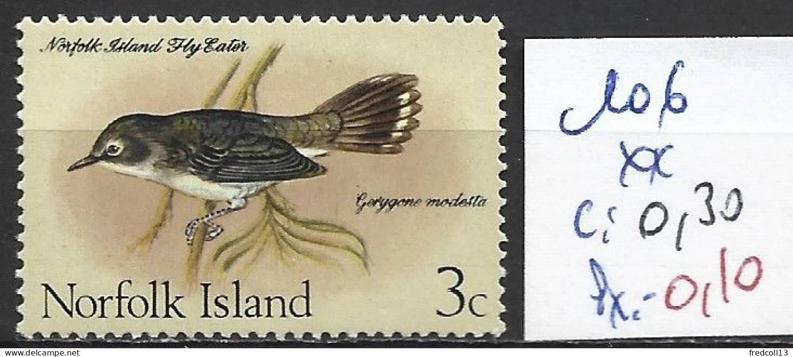 NORFOLK 106 ** Côte 0.30 € - Norfolk Island