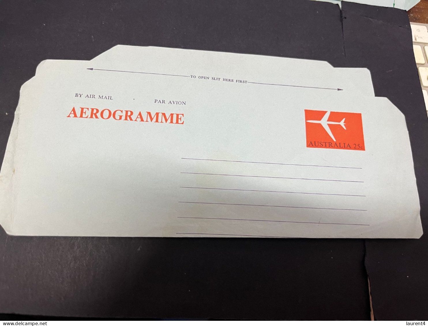 25-2-2024 (1 Y 14) Australia (1 Aerogramme Covers) 25 C - Aerogramme