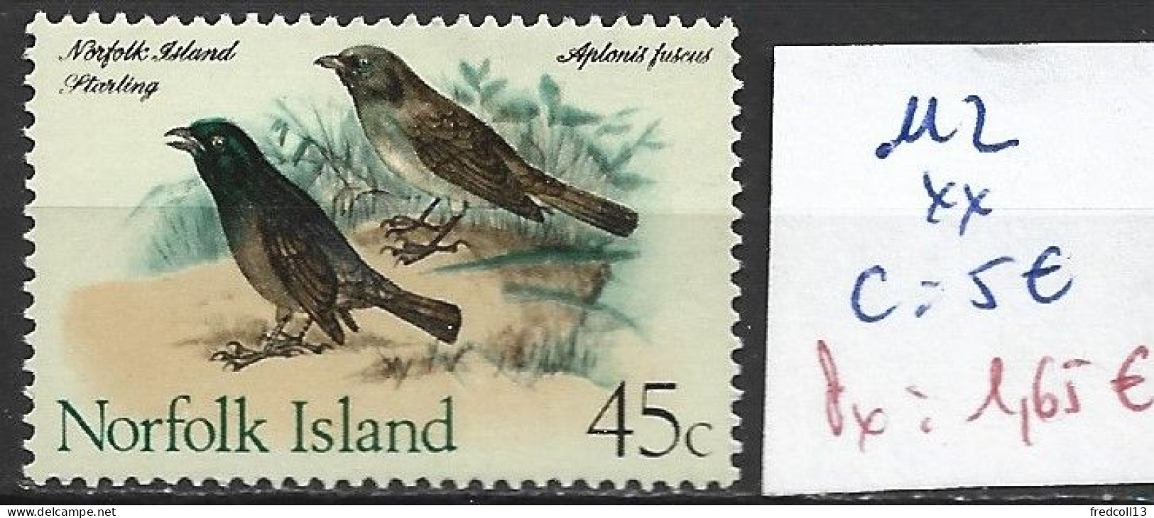 NORFOLK 112 ** Côte 5 € - Norfolk Island