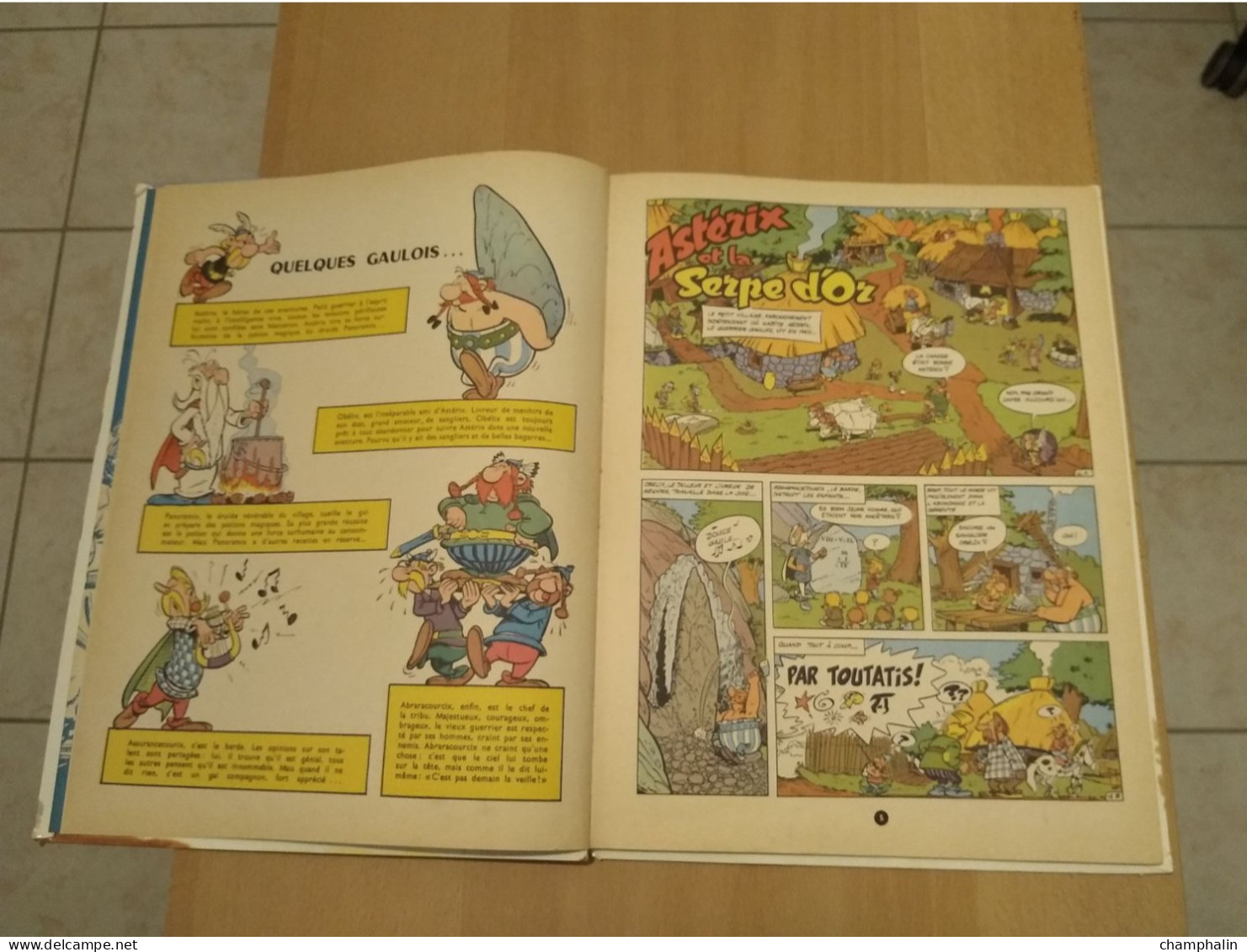 Goscinny & Uderzo - Astérix le Gaulois - La Serpe d'Or - Ed Dargaud - Réf Série 2a1963' (1963) - Voir état & description