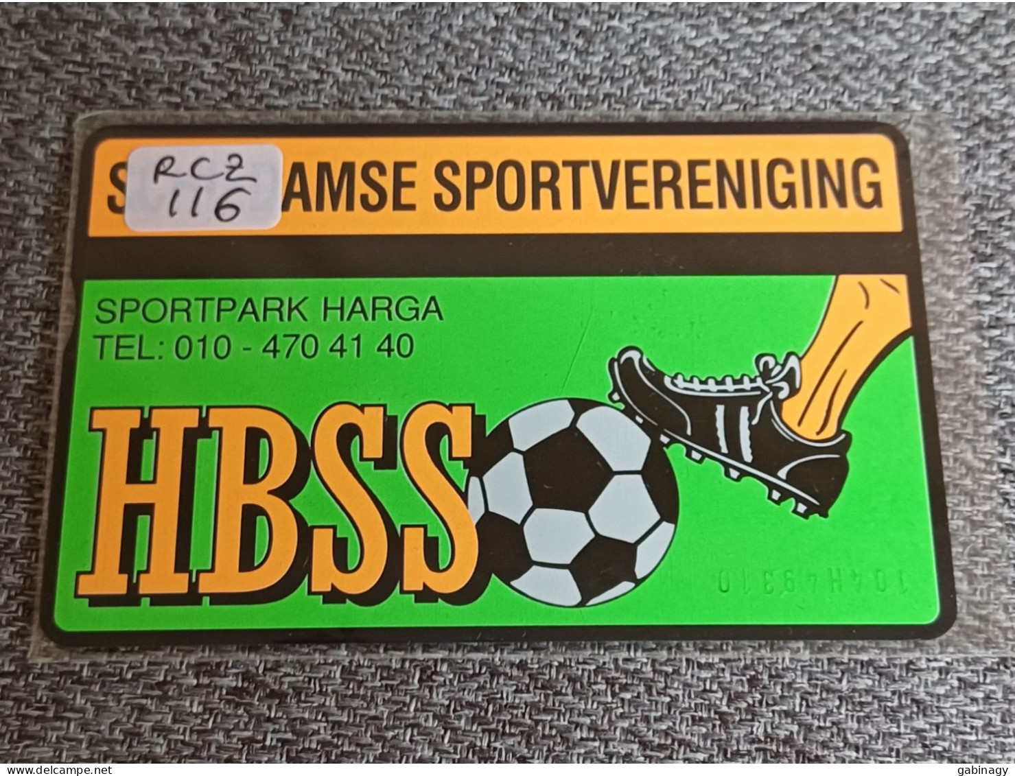 NETHERLANDS - RCZ116 - HBSS - FOOTBALL - 1.000 EX. - Privé