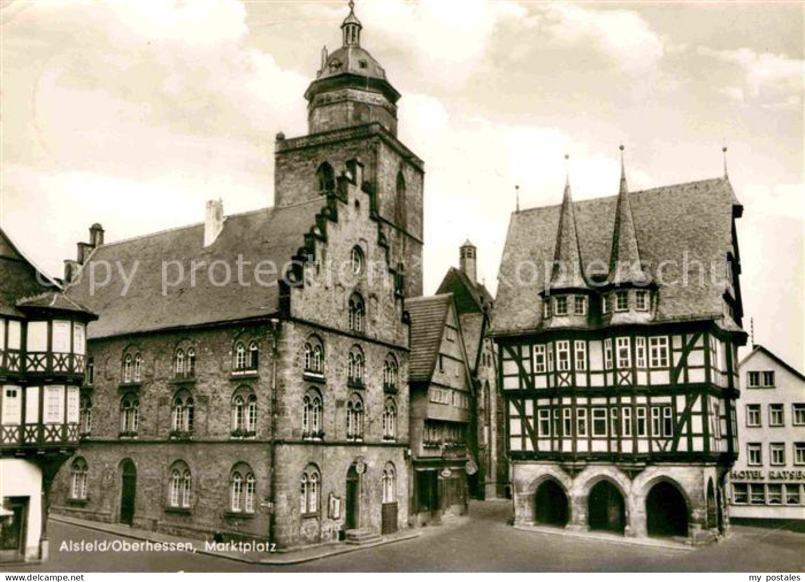 72895800 Alsfeld Marktplatz Rathaus Fachwerkhaus Alsfeld - Alsfeld