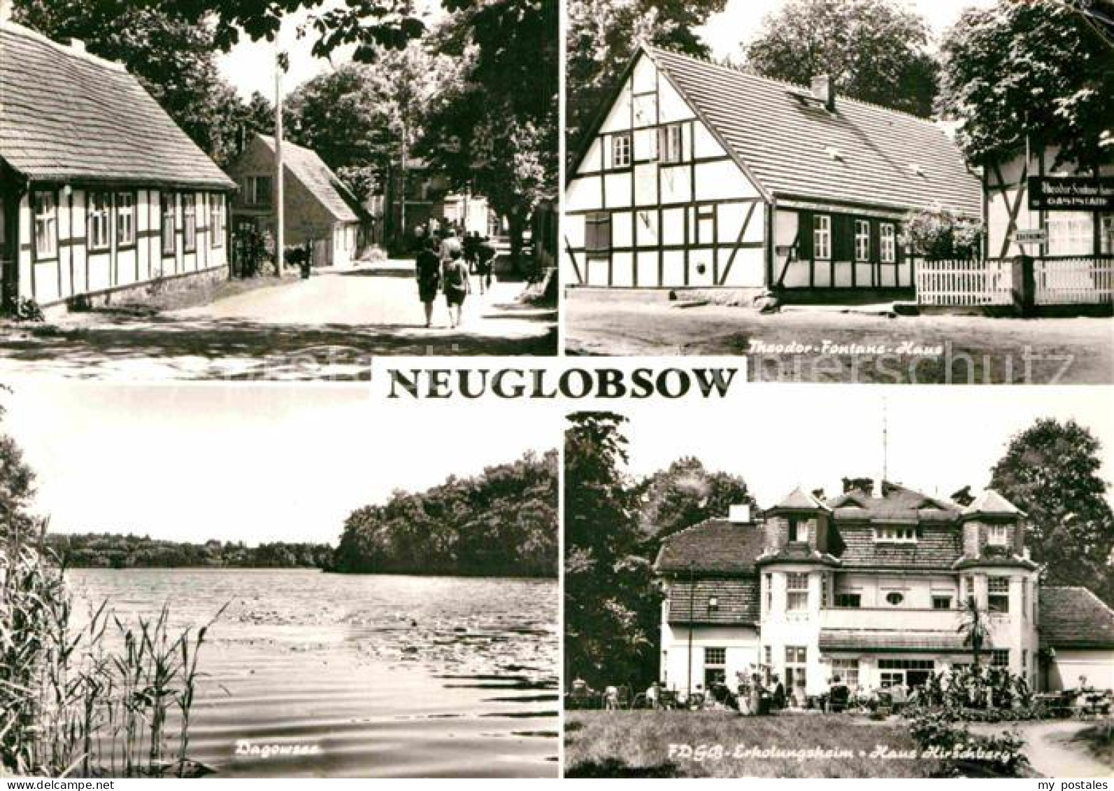 72895792 Neuglobsow Ortsmotiv Theodor Fontane Haus Dagowsee FDGB Erholungsheim S - Neuglobsow