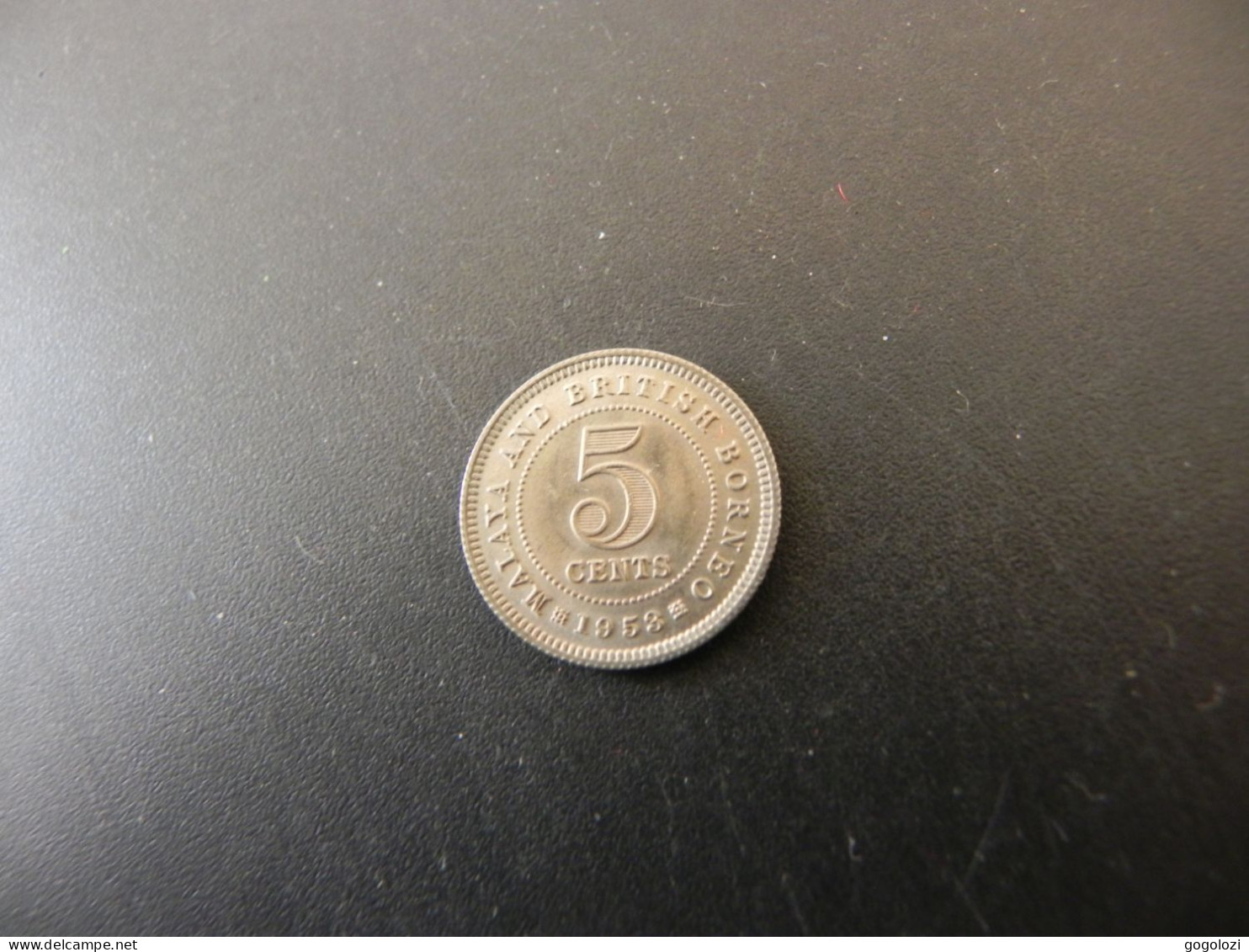 Malaya And British Borneo 5 Cents 1953 - Maleisië