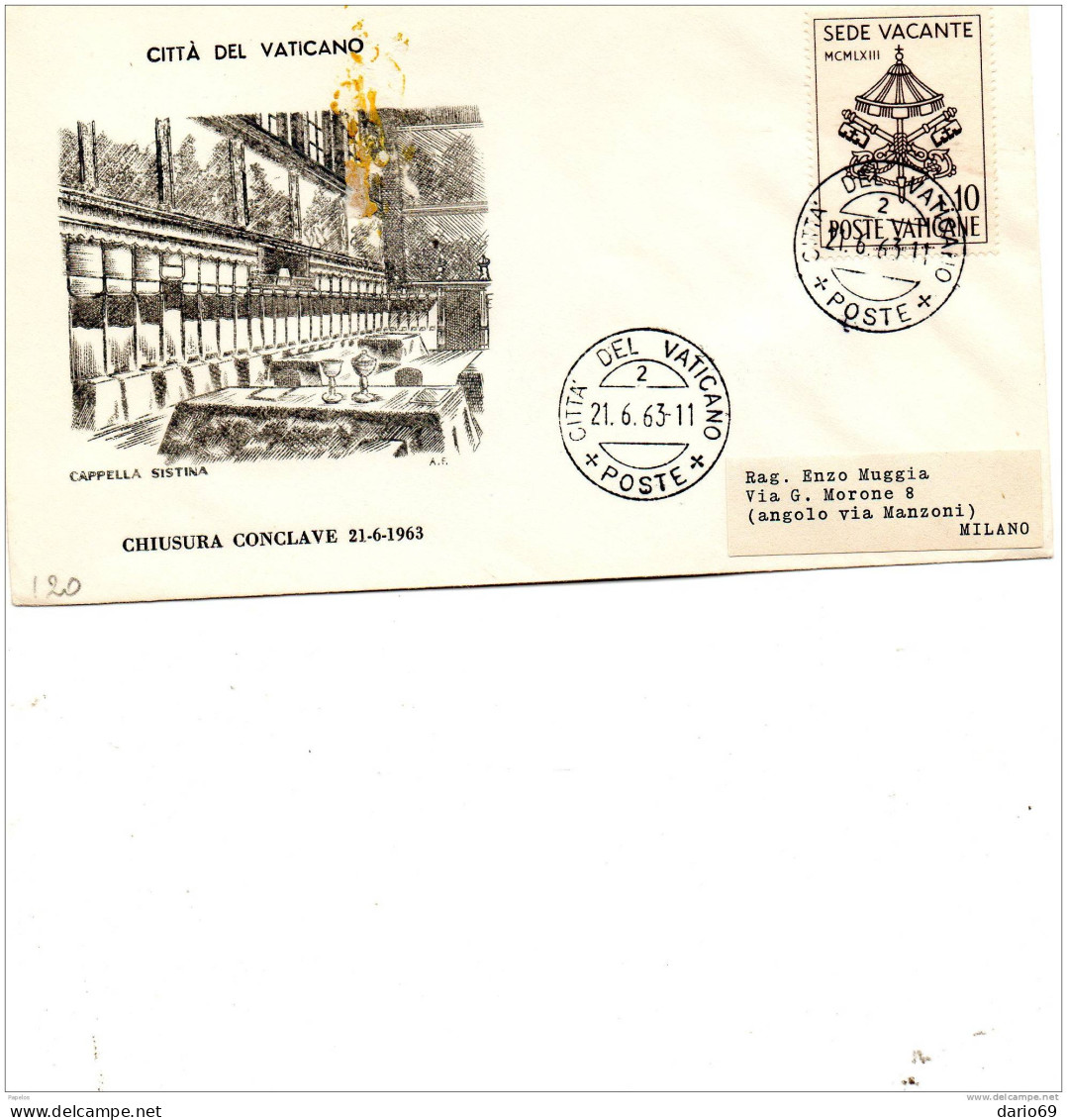 1963 POSTE VATICANE - Used Stamps