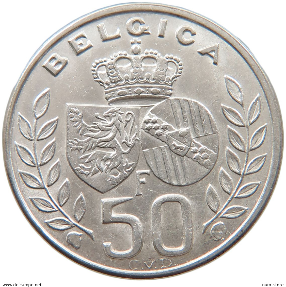 BELGIUM 50 FRANCS 1960 #s094 0023 - 50 Francs