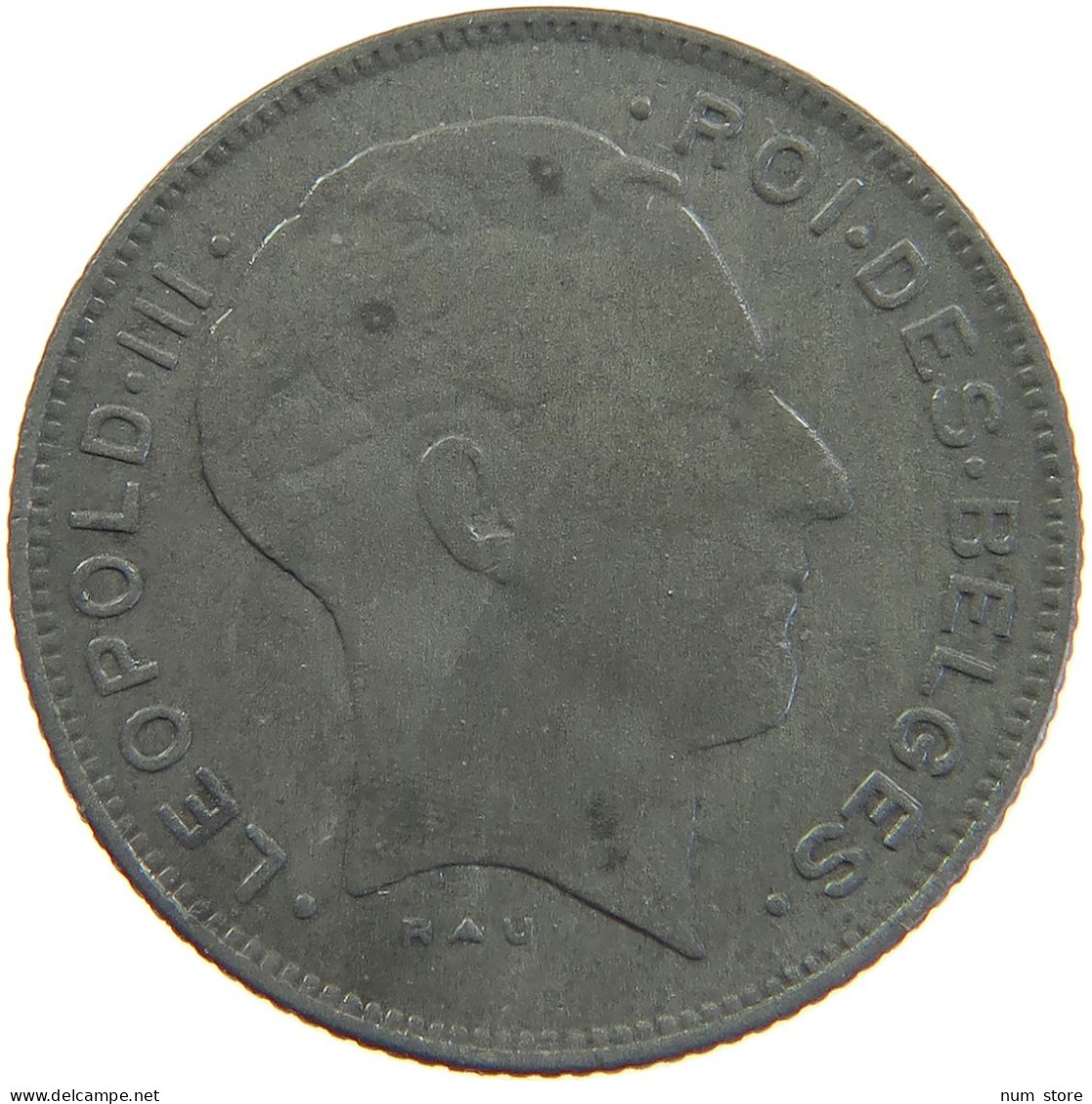 BELGIUM 5 FRANCS 1941 #s092 0011 - 5 Francs