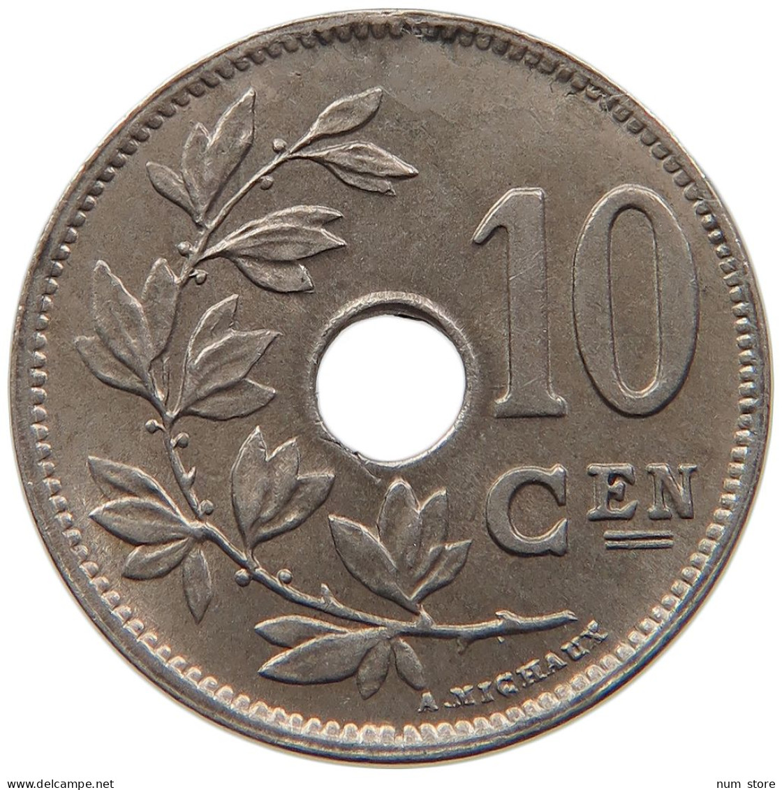 BELGIUM 10 CENTIMES 1925 #s100 0309 - 10 Cents