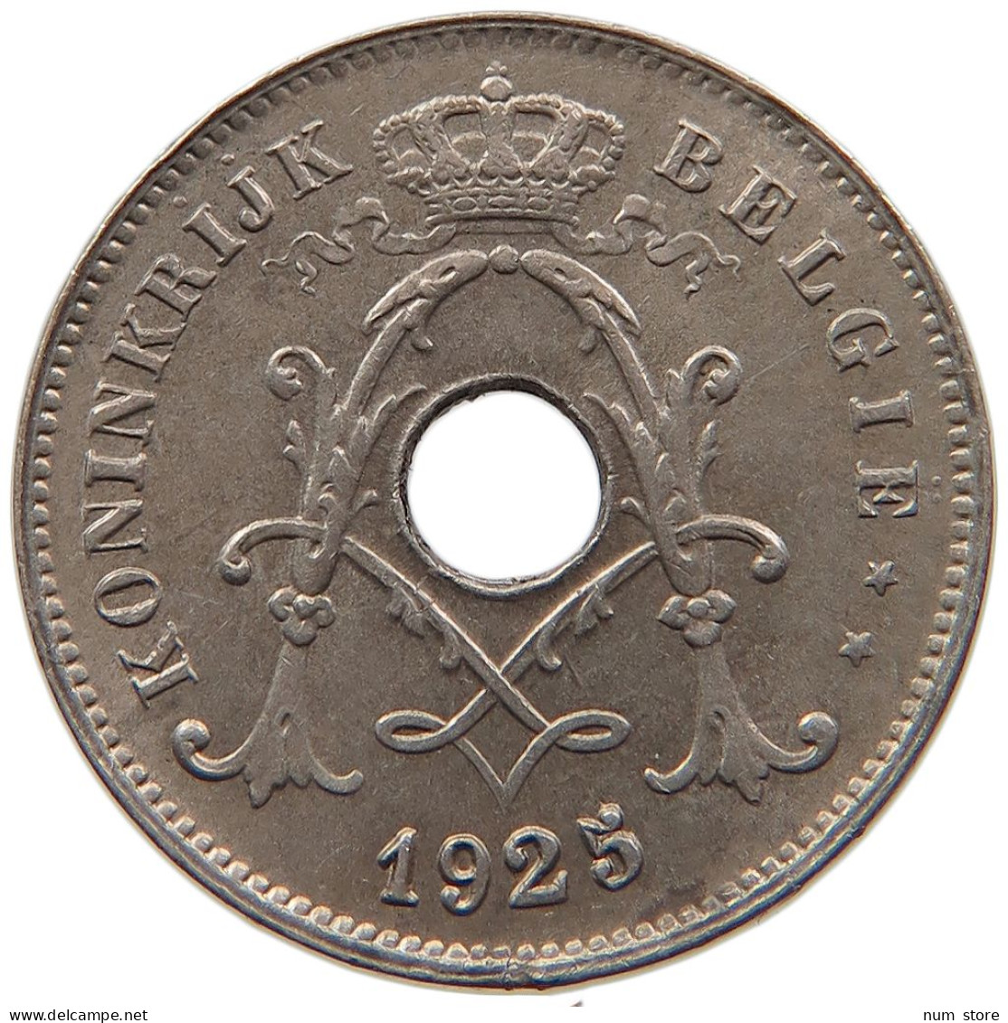 BELGIUM 10 CENTIMES 1925 #s100 0309 - 10 Cents