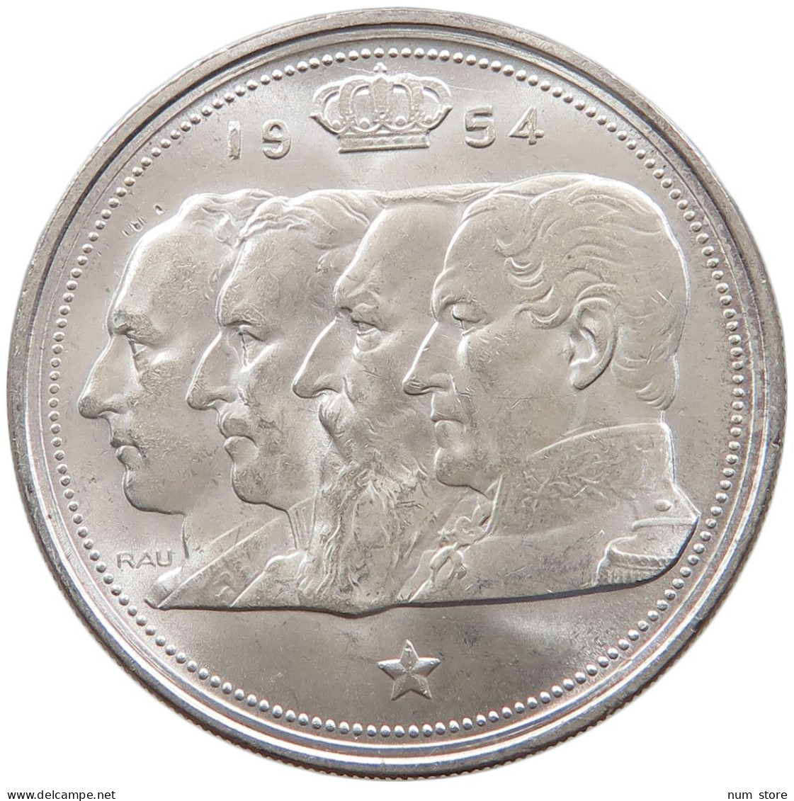 BELGIUM 100 FRANCS 1954 #s098 0211 - 100 Francs