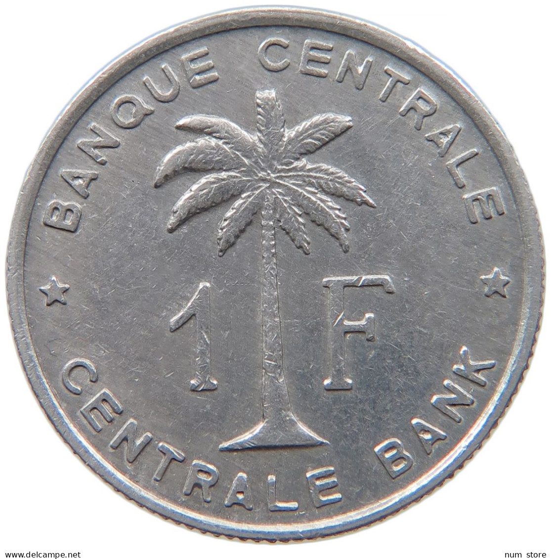 BELGIAN CONGO FRANC 1959 #s089 0533 - 1951-1960: Boudewijn I