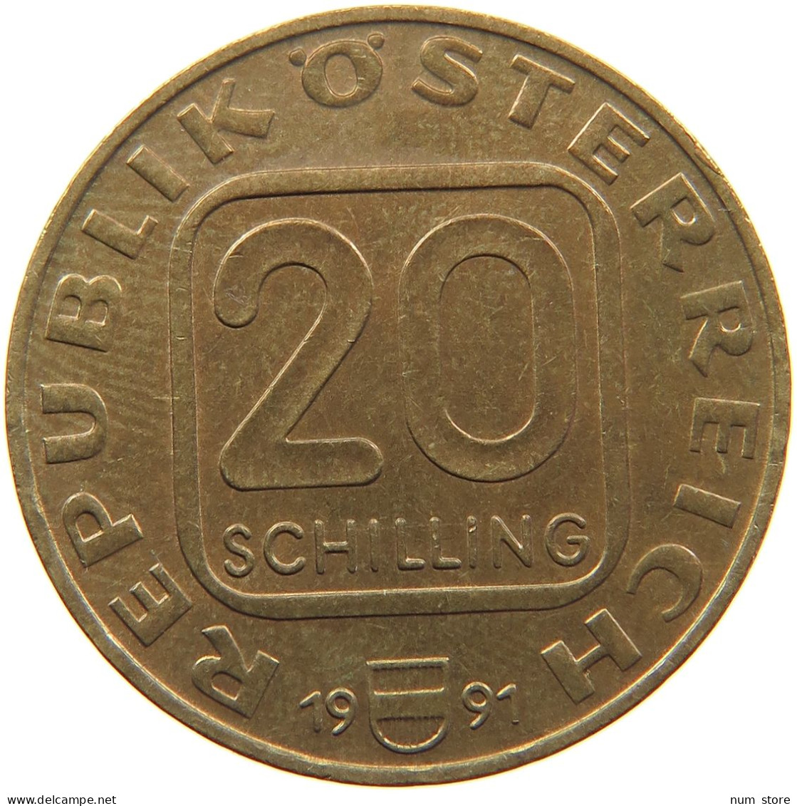 AUSTRIA 20 SCHILLING 1995 #s090 0311 - Autriche