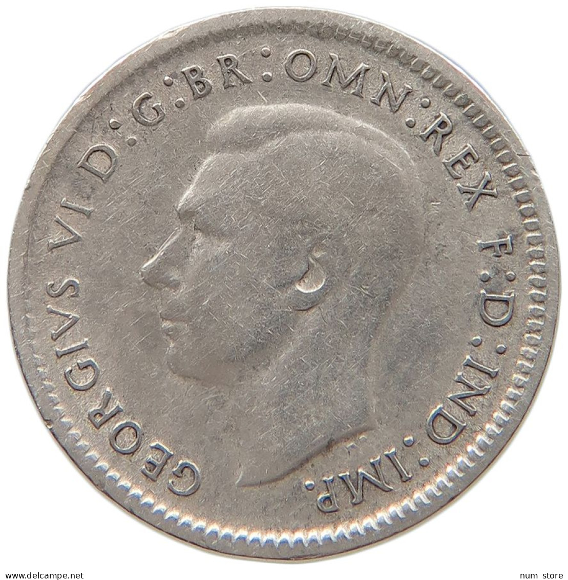 AUSTRALIA THREEPENCE 1939 #s100 0697 - Threepence