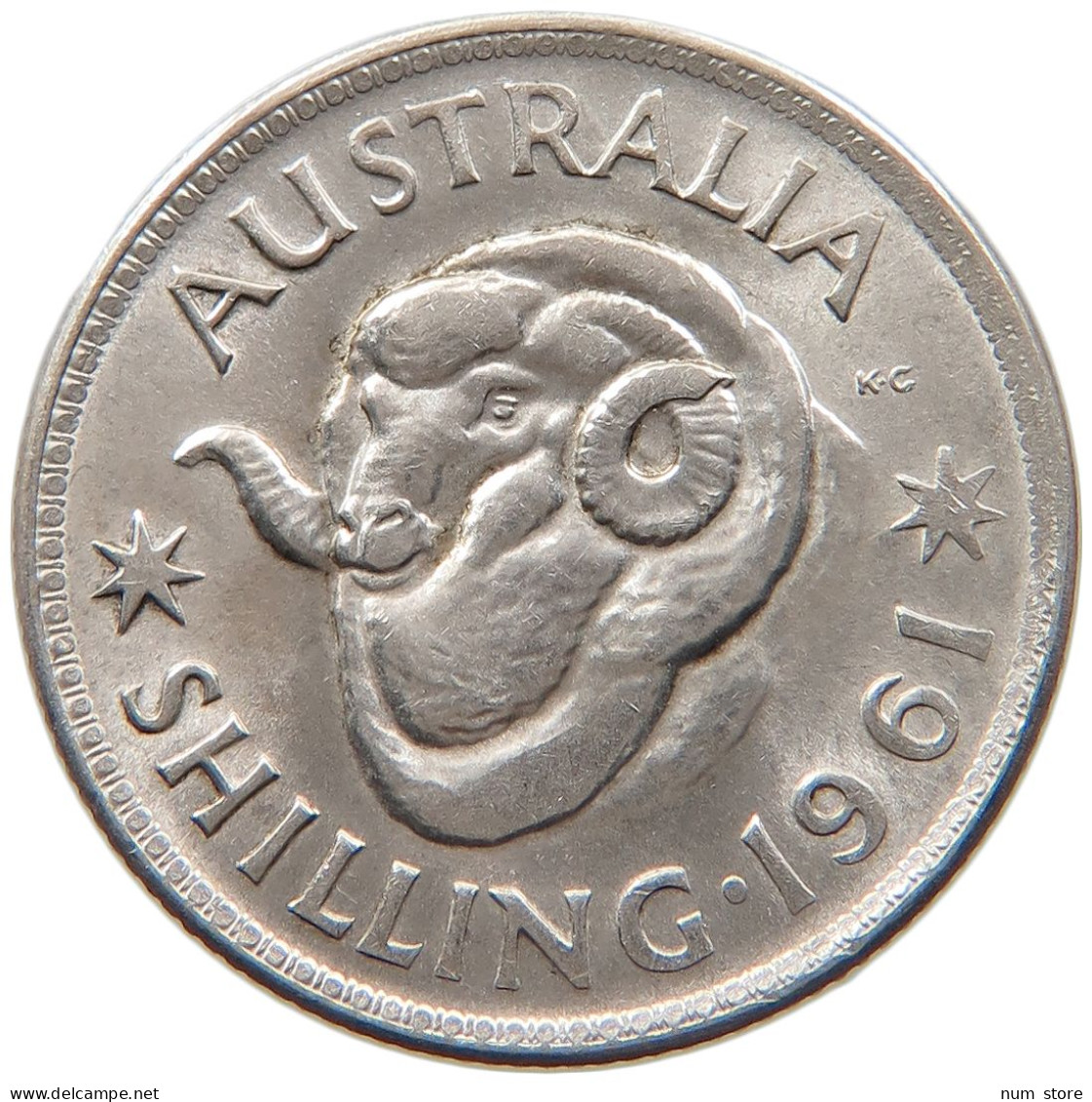 AUSTRALIA SHILLING 1961 #s101 0279 - Shilling