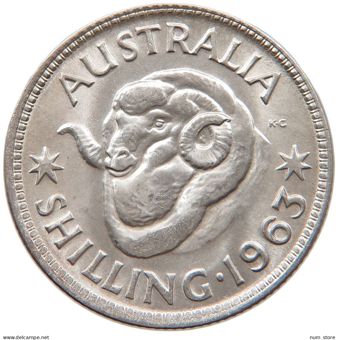 AUSTRALIA SHILLING 1963 #s094 0249 - Shilling