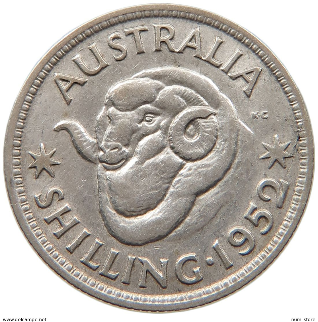 AUSTRALIA SHILLING 1952 #s101 0269 - Shilling