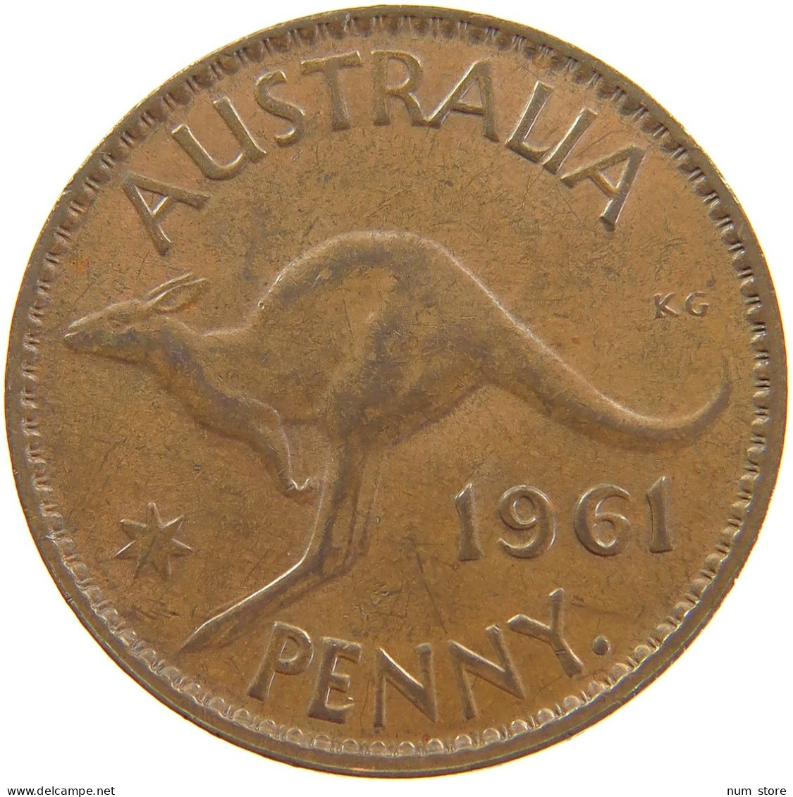 AUSTRALIA PENNY 1961 #s099 0125 - Penny