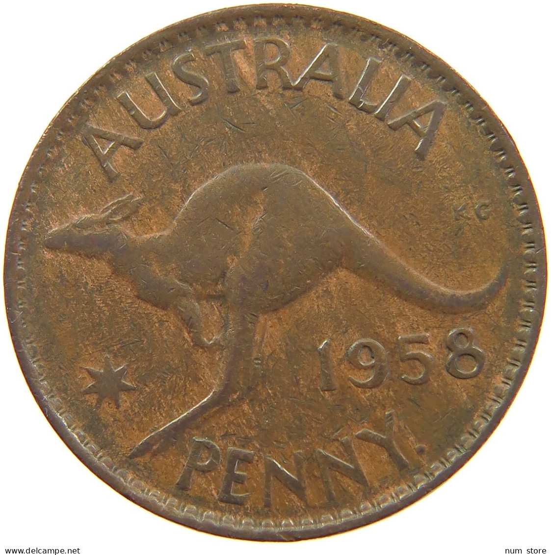 AUSTRALIA PENNY 1958 #s099 0131 - Penny
