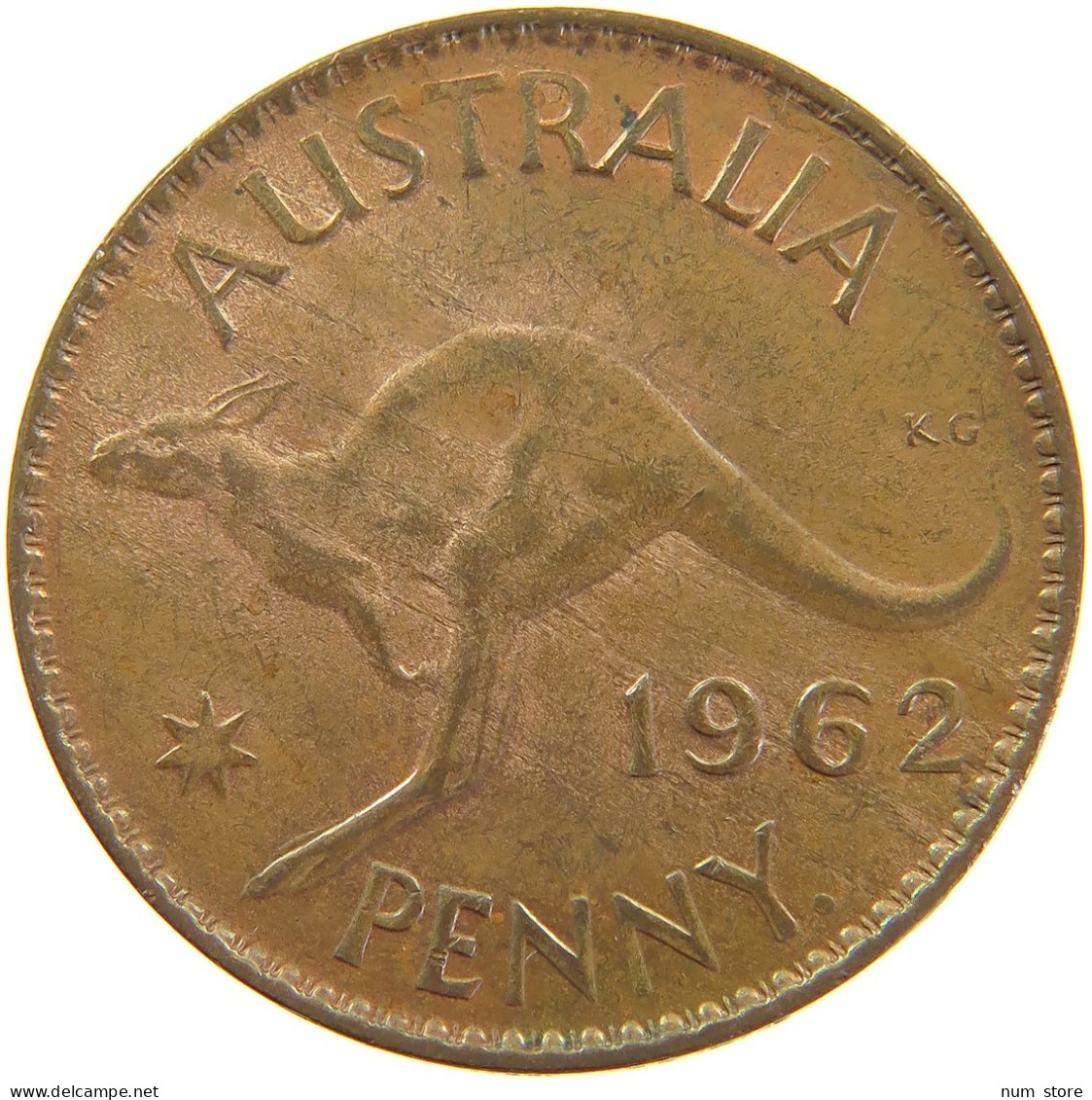 AUSTRALIA PENNY 1962 #s099 0129 - Penny