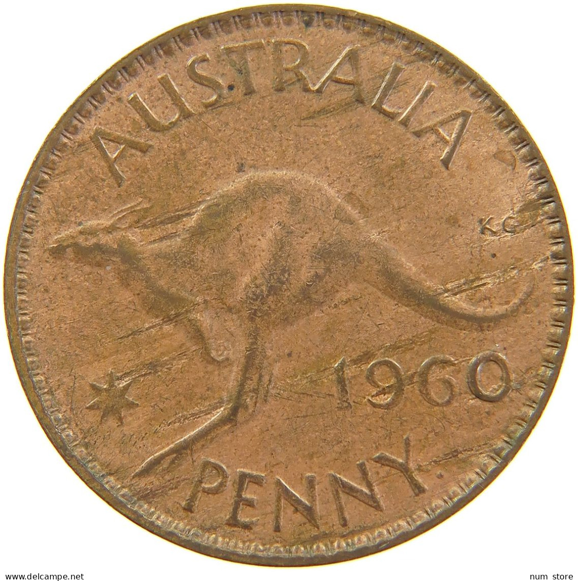 AUSTRALIA PENNY 1960 #s099 0119 - Penny