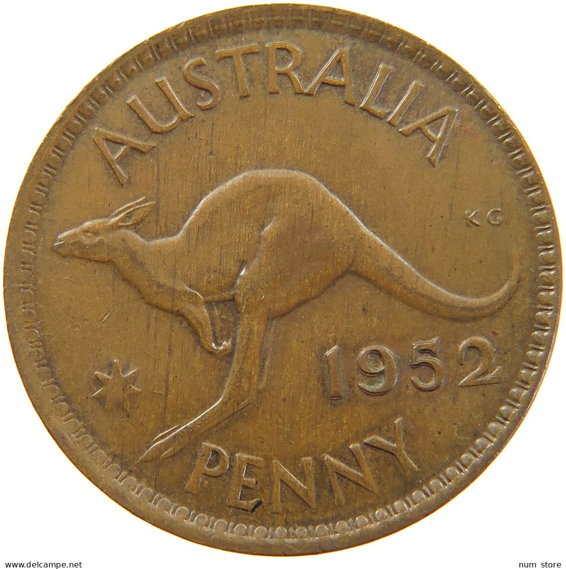 AUSTRALIA PENNY 1952 #s099 0145 - Penny