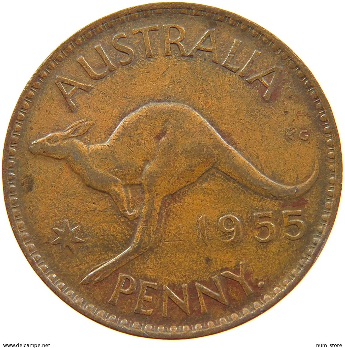 AUSTRALIA PENNY 1955 #s099 0133 - Penny