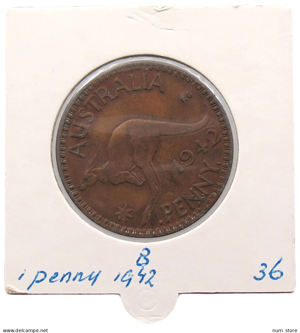 AUSTRALIA PENNY 1942 B #alb069 0295 - Penny