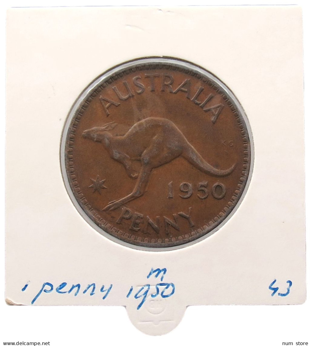 AUSTRALIA PENNY 1950 #alb069 0287 - Penny