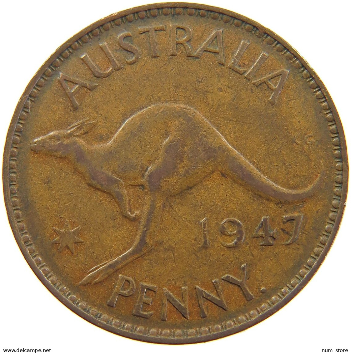 AUSTRALIA PENNY 1947 #s099 0139 - Penny