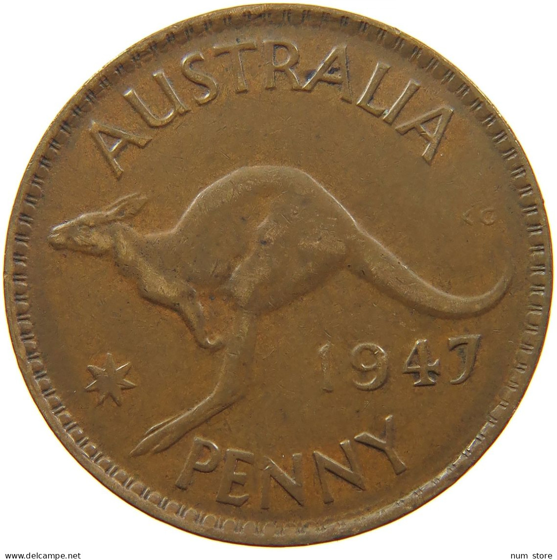 AUSTRALIA PENNY 1947 #s099 0141 - Penny