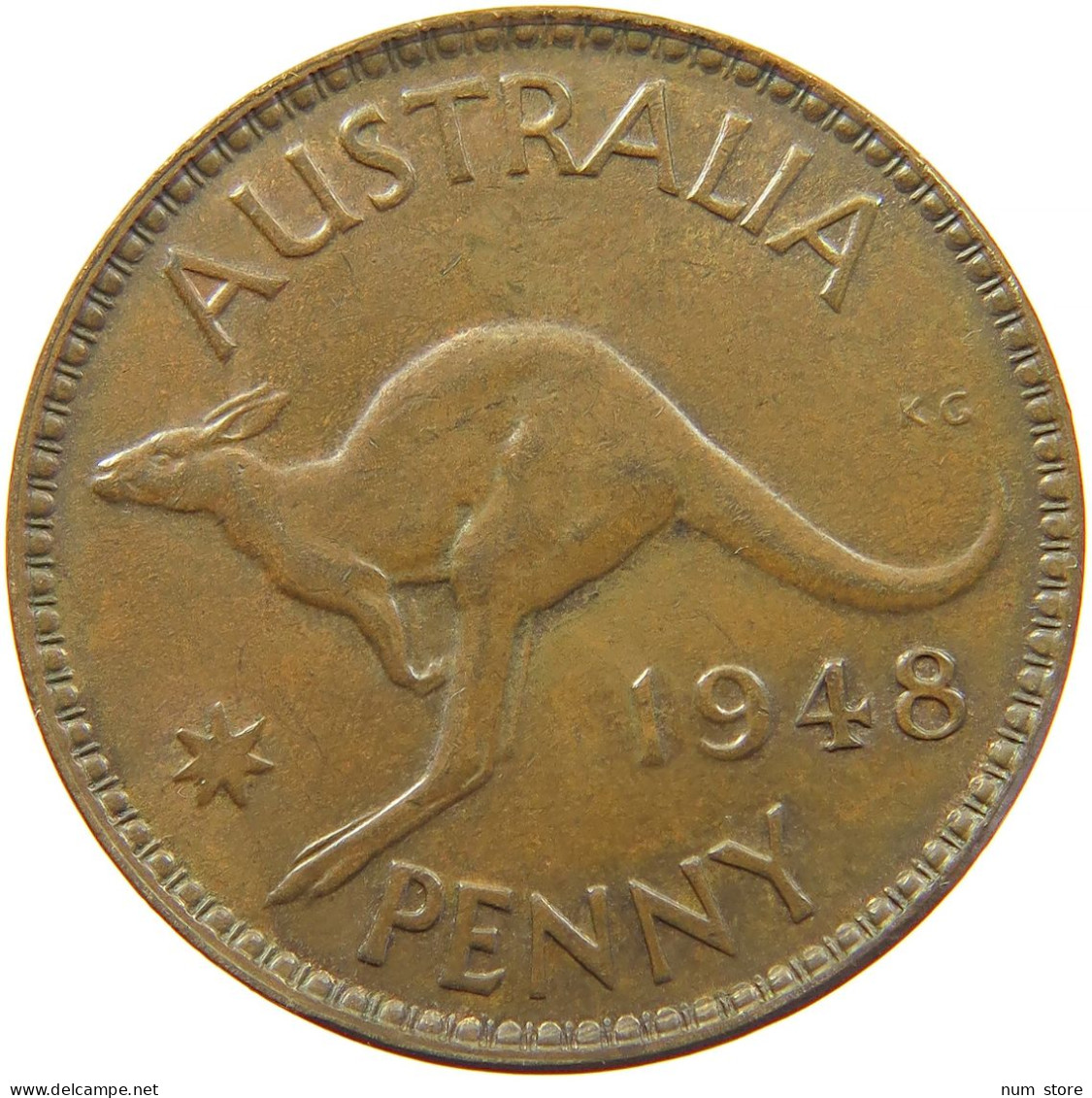 AUSTRALIA PENNY 1948 #s099 0159 - Penny