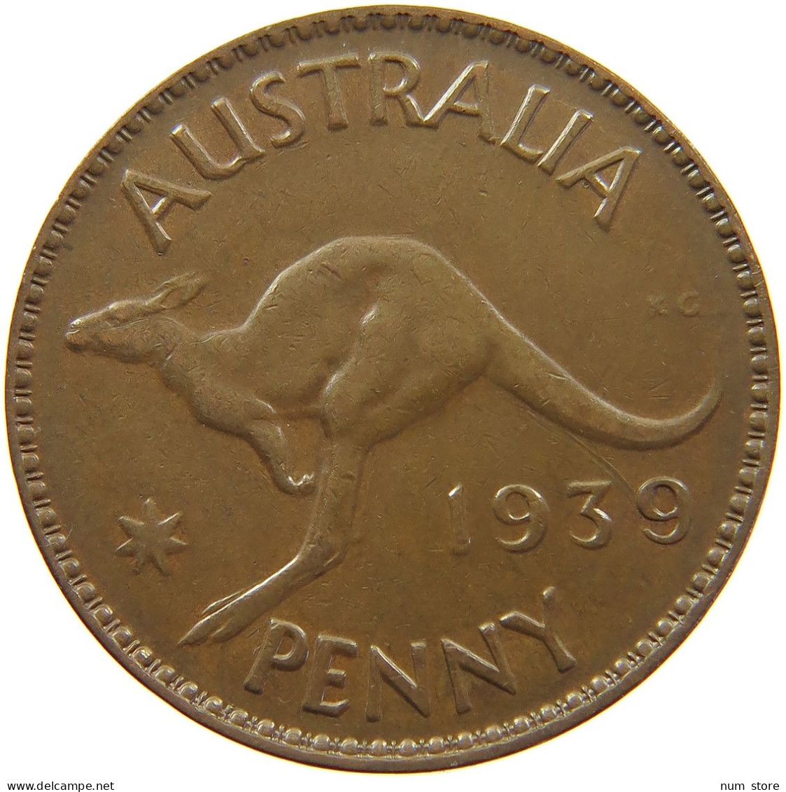 AUSTRALIA PENNY 1939 #s099 0153 - Penny