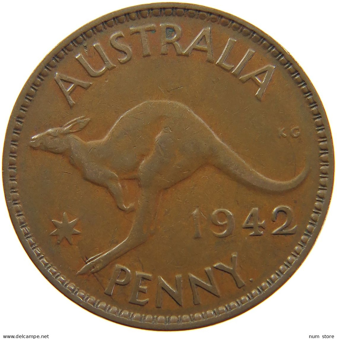 AUSTRALIA PENNY 1942 #s099 0147 - Penny