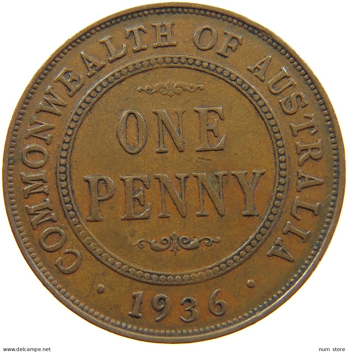 AUSTRALIA PENNY 1936 #s099 0171 - Penny