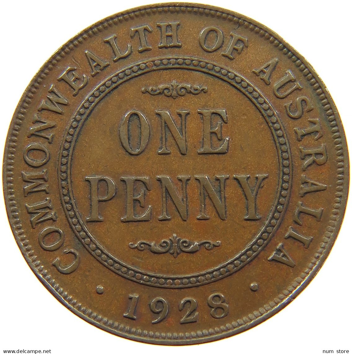AUSTRALIA PENNY 1928 #s099 0167 - Penny